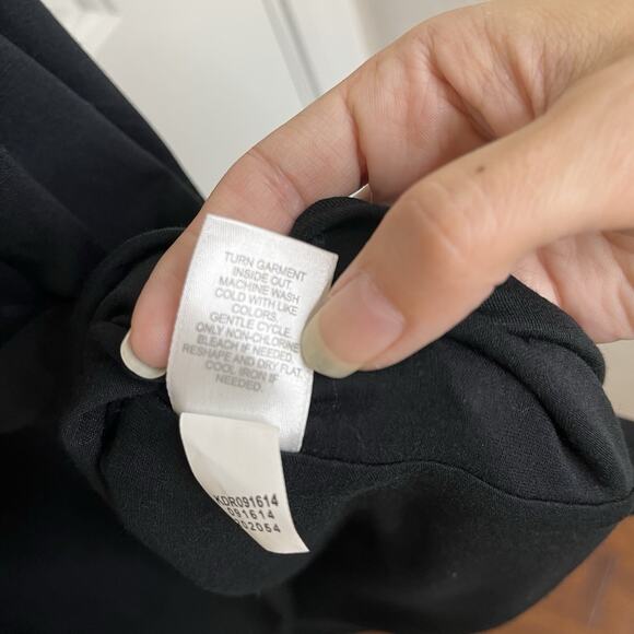 J Jill Wearever Collection Layered Maxi Dress Womens 3X Black Sleeveless Stretch - Picture 13 of 13